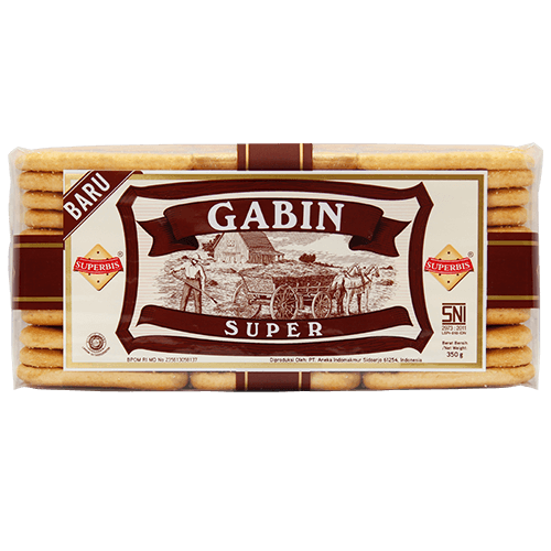 Gabin Super 350g – AIM Biscuits | Pabrik Biskuit Sidoarjo Jawa Timur